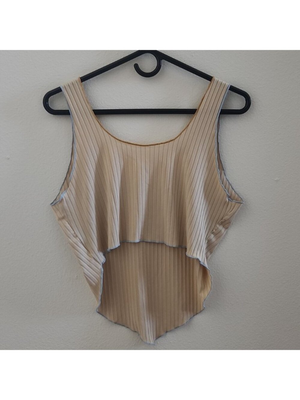 Beige Ribbed Top - Picture 2 of 2